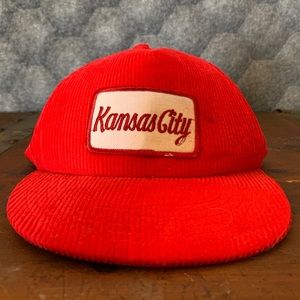 Vintage Retro Corduroy Kansas City Hat